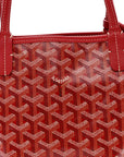 Goyardine Reversible Mini Anjou Red