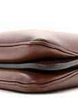 Vitello Large Soft Peekaboo Mogano