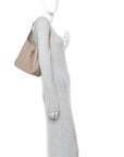 Smooth Calfskin Small Le 5 A 7 Soft Hobo Dusty Grey