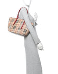 Haymarket Check Small Salisbury Tote Military Red