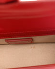 Glazed Calfskin Le Bambino Red