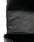 Calfskin Y Quilted Monogram Toy Loulou Crossbody Bag Black