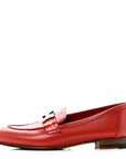 Calfskin Matte Crocodile Womens Paris Loafers 36 Orange Solaire