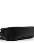 Calfskin Matelasse Monochrome Small GG Marmont Chain Shoulder Bag Black