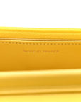 Caviar Quilted Wallet on Chain WOC Yellow
