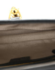 Azalea Calfskin GG Monogram Bi-Color Debossed Small Jackie 1961 Hobo Mystic White Black