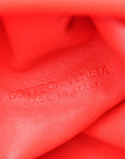 Nappa Maxi Intrecciato The Pouch Oversized Clutch Bright Red