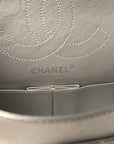 Metallic Lambskin Quilted 2.55 Reissue 225 Flap Silver