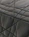 Lambskin Cannage Large Lady D1OR Black