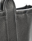 Grained Calfskin Medium The Tote Bag Black