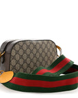 GG Supreme Monogram Web Neo Vintage Shoulder Bag Beige New Acero Crop