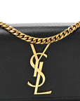 Grain De Poudre Small Monogram Kate Satchel Black