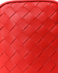 Nappa Intrecciato Phone Case Crossbody Bag Redstone