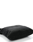 Nylon Vela Flat Messenger Bag Black