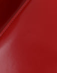 Glazed Calfskin Le Grand Bambino Red