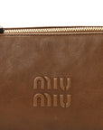 Nappa Aviator Mini Pouch Rovere