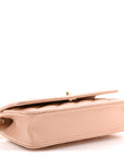 Caviar Quilted CC Turnlock Wallet On Chain WOC Beige