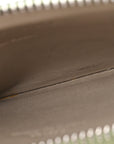 Soft Grained Calfskin Coin Card Holder Rosemary Tan