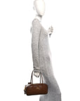 Naplak Patent Small Beau Top Handle Bag Palissandro