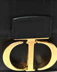 Smooth Calfskin 30 Montaigne Flap Bag Black
