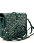Goyardine Belvedere II PM Messenger Bag Green