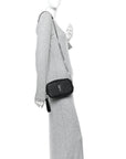 Grain De Poudre Matelasse Monogram Mini Lou Camera Bag Black