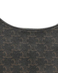Triomphe Canvas Calfskin Ava Shoulder Bag Tan