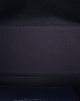 Metallic Caviar Quilted Mini CHNL 25 Handbag Dark Blue