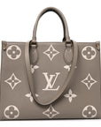 Empreinte Monogram Giant Onthego MM Tourterelle Creme