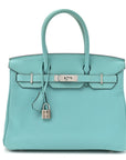 Togo BIRKIN 30 Bleu Atoll