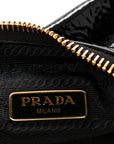 Patent Naplak Re-Edition 2005 Shoulder Bag With Charm Black