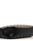 Monogram Matelasse Diagonal Small GG Marmont Chain Shoulder Bag Beige Black