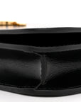 Shiny Calfskin Triomphe Multipochette Black