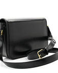 Shiny Calfskin Medium Triomphe Black