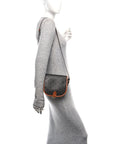 Triomphe Canvas Medium Folco Bag Tan