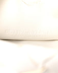 Calfskin Intrecciato Mini Hop White