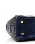 Metallic Lambskin Cannage Small My ABCD1OR Lady D1OR Blue