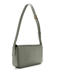 Shiny Calfskin Triomphe Shoulder Bag Celadon
