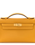 Swift Kelly Pochette Clutch Jaune Ambre