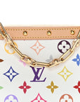 LV X TM Monogram Multicolor Pochette Accessories White