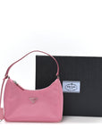 Tessuto Nylon Saffiano Mini Re-Edition 2005 Bag Begonia