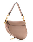 Grained Calfskin Saddle Bag Blush