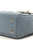 Lambskin Cannage Small My ABCD1OR Lady D1OR Cloud Blue
