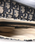 Oblique Saddle Bag Blue