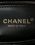 Lambskin Quilted Small Trendy CC Flap Dual Handle Bag Black