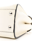 Cuoio Romano Snakeskin Selleria Mini Peekaboo Iconic Satchel White Stone