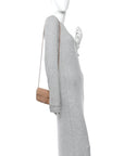 Calfskin Matelasse Monochrome Super Mini GG Marmont Shoulder Bag Camelia