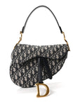 Oblique Saddle Bag Blue