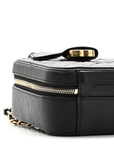 Caviar Quilted Medium CC Filigree Vanity Case Black