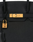 Togo Birkin 30 Black